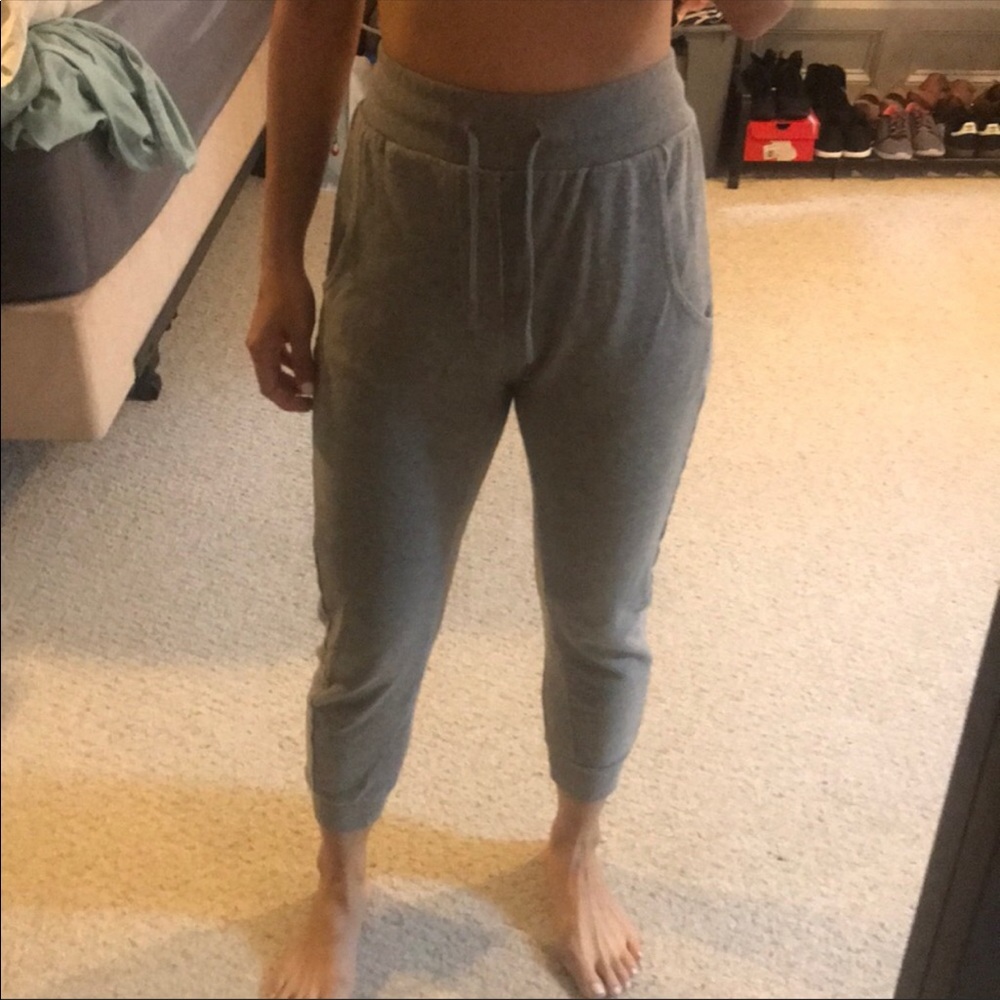 Skinny Slim Grey Joggers Sweatpants
